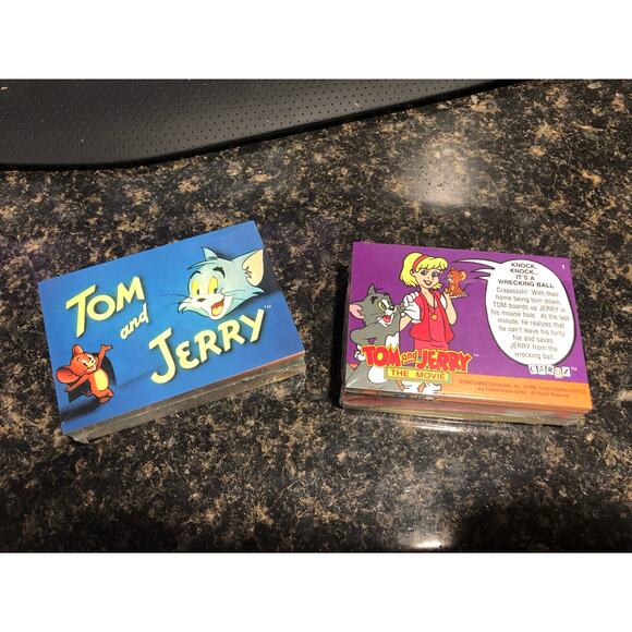 2 complete sets of Tom and Jerry trading cards SEALED 60 cards each - Picture 2 of 3